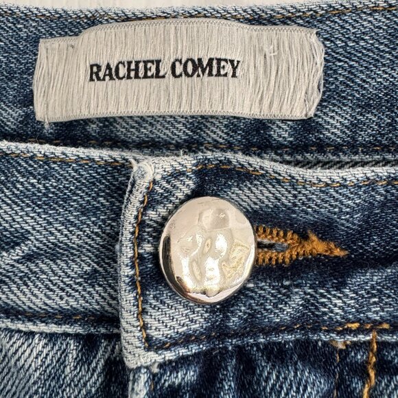 Rachel Comey Cropped Jeans with Frayed Hem, size 4 - Picture 2 of 6